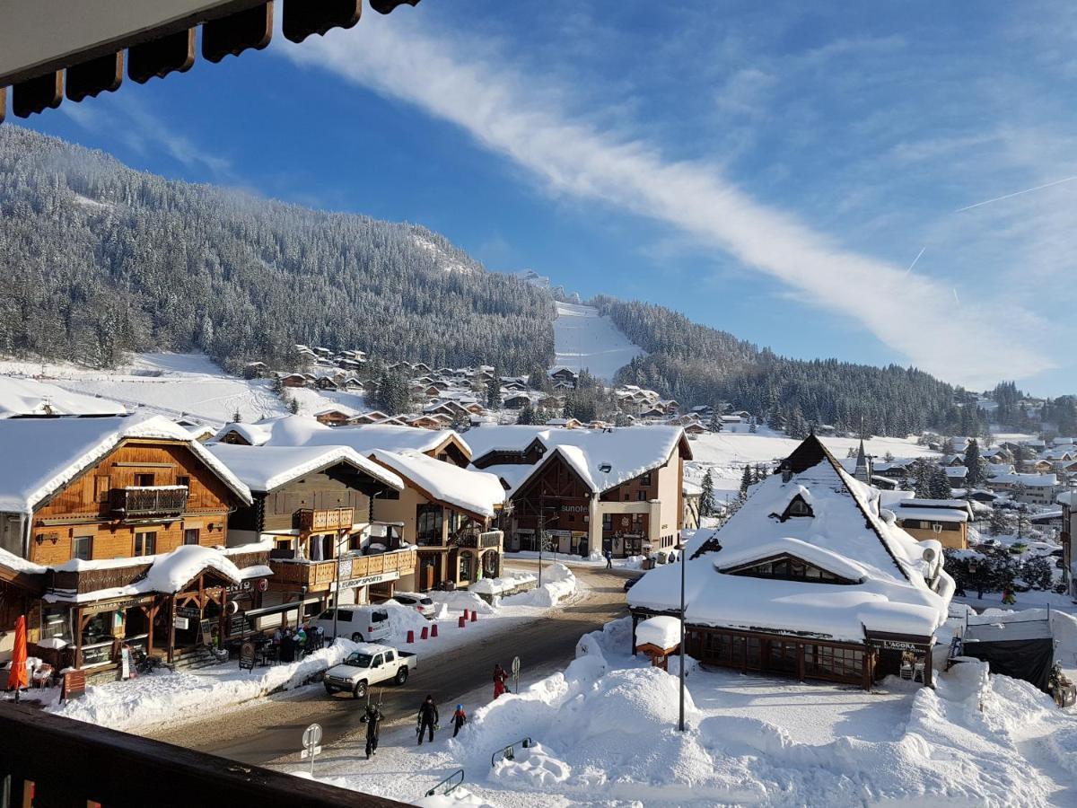 Bellevue Centre, Wifi, Mountain View Apartment Les Carroz d'Araches Luaran gambar
