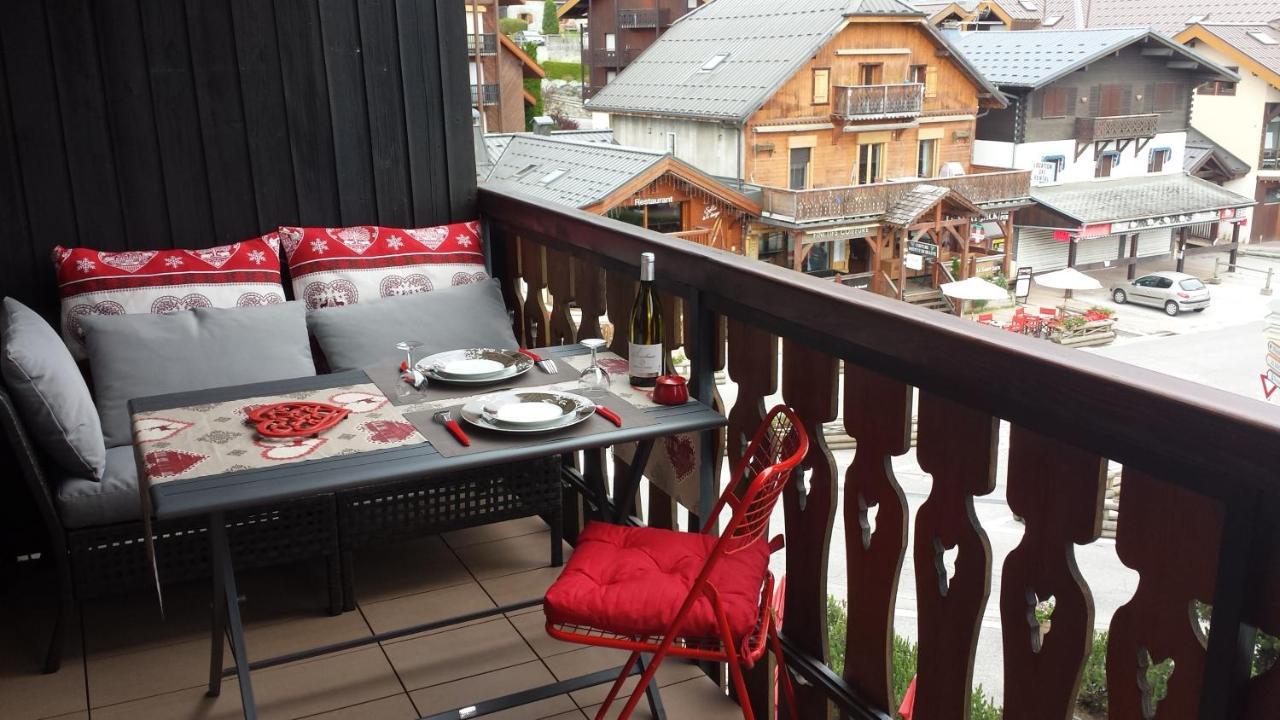 Bellevue Centre, Wifi, Mountain View Apartment Les Carroz d'Araches Luaran gambar
