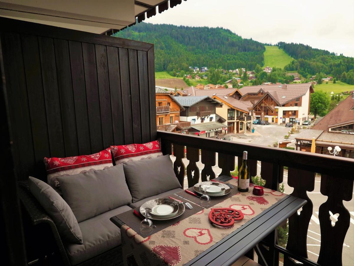 Bellevue Centre, Wifi, Mountain View Apartment Les Carroz d'Araches Luaran gambar
