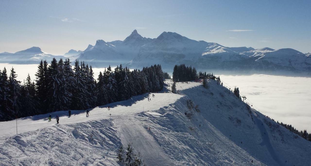 Bellevue Centre, Wifi, Mountain View Apartment Les Carroz d'Araches Luaran gambar