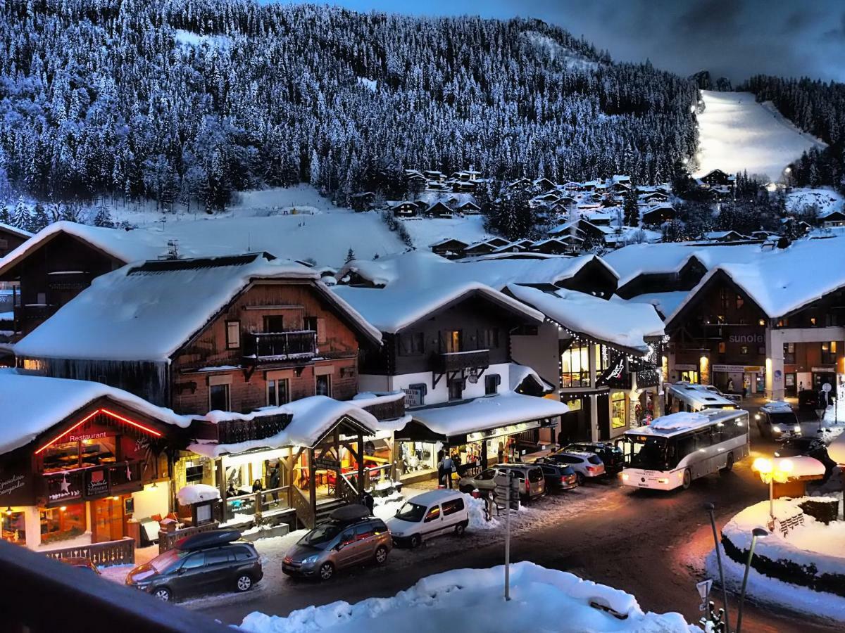 Bellevue Centre, Wifi, Mountain View Apartment Les Carroz d'Araches Luaran gambar