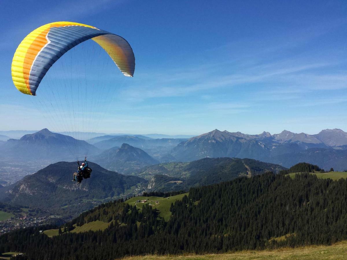 Bellevue Centre, Wifi, Mountain View Apartment Les Carroz d'Araches Luaran gambar