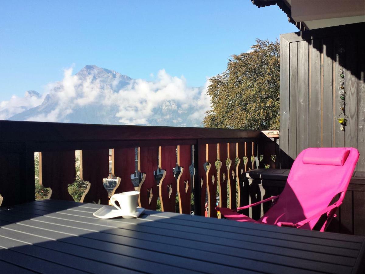 Bellevue Centre, Wifi, Mountain View Apartment Les Carroz d'Araches Luaran gambar
