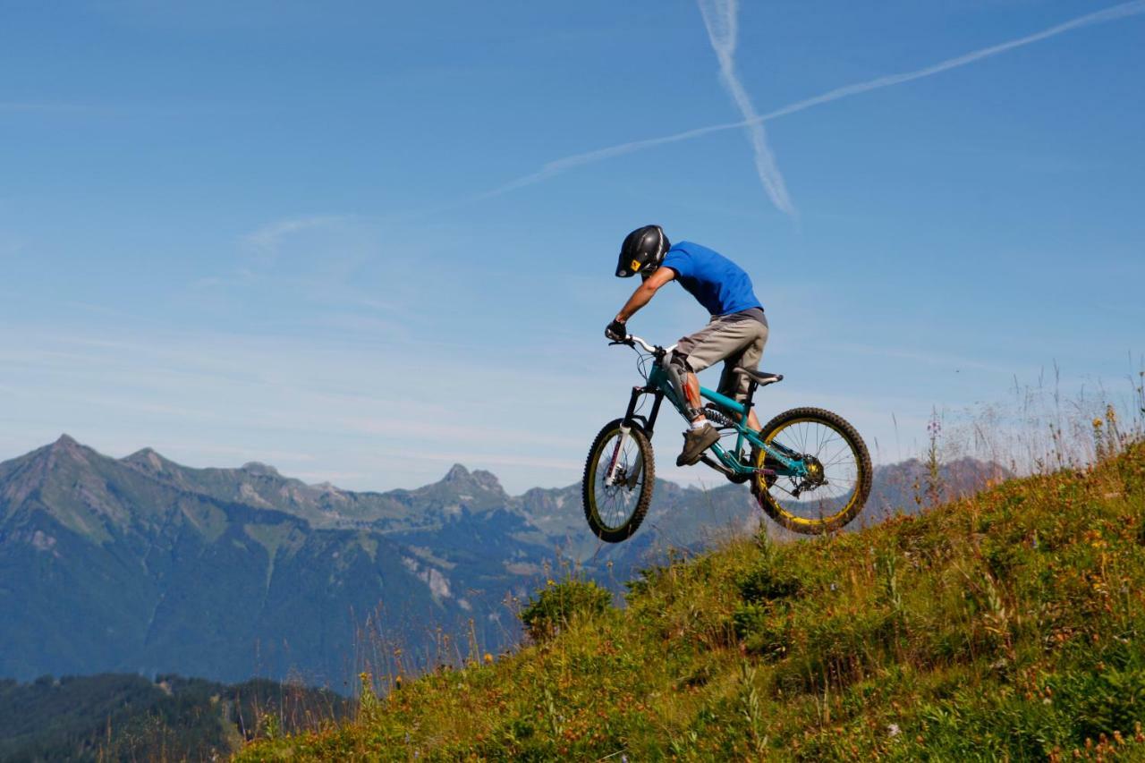 Bellevue Centre, Wifi, Mountain View Apartment Les Carroz d'Araches Luaran gambar